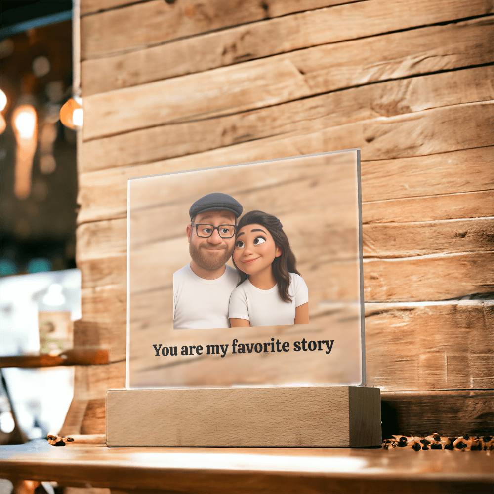 Personalized Pixar Photo Acrylic Light