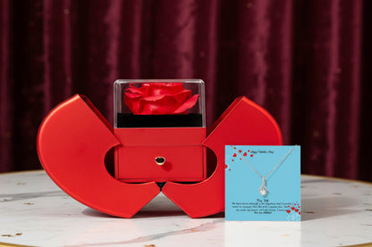 Alluring Beauty Necklace with Personalized Message Card + BOX