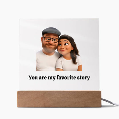 Personalized Pixar Photo Acrylic Light