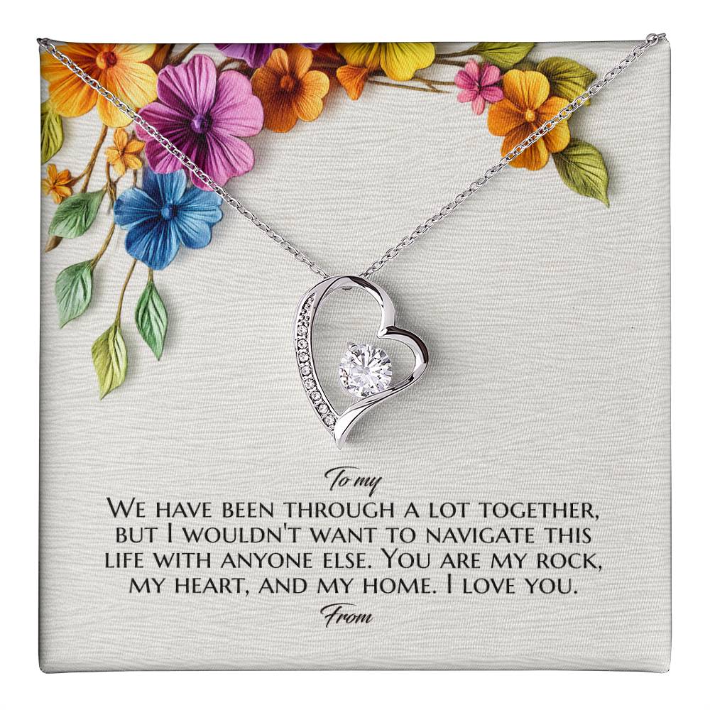 Forever Love Necklace with On Demand Message Card