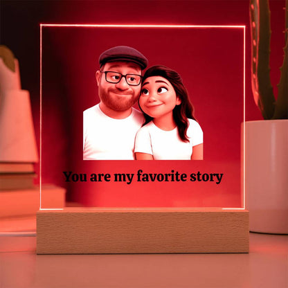 Personalized Pixar Photo Acrylic Light