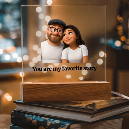 Personalized Pixar Photo Acrylic Light