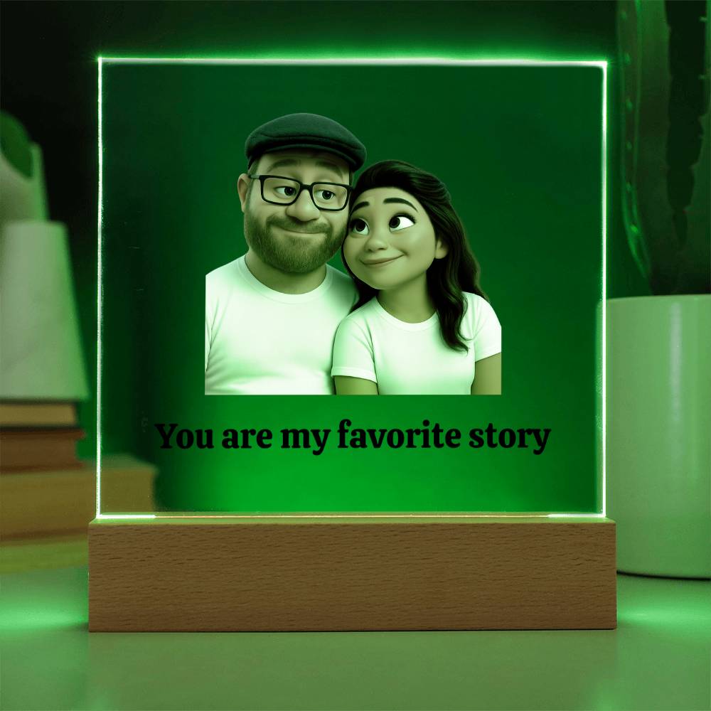 Personalized Pixar Photo Acrylic Light