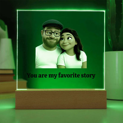 Personalized Pixar Photo Acrylic Light