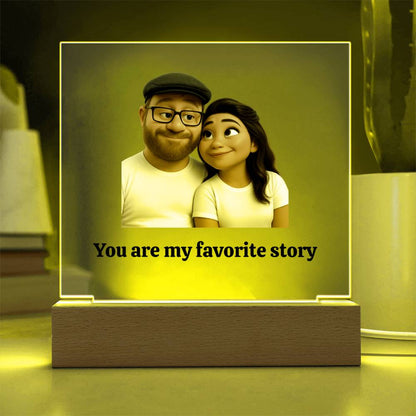 Personalized Pixar Photo Acrylic Light