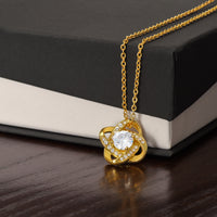 Love Knot 18K Yellow Gold Finish