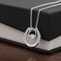 Lucky in Love 14K White Gold Finish