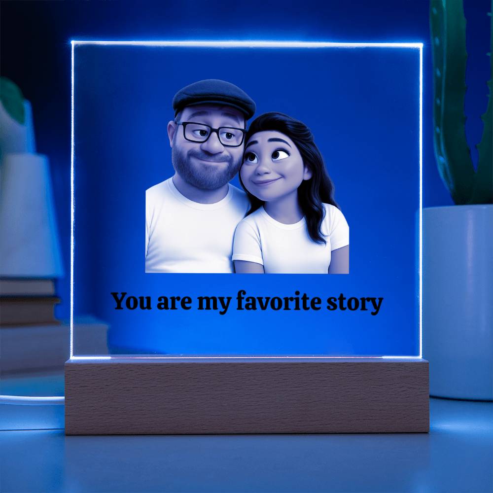 Personalized Pixar Photo Acrylic Light