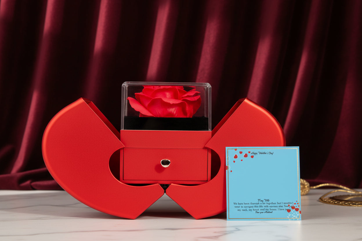 Alluring Beauty Necklace with Personalized Message Card + BOX