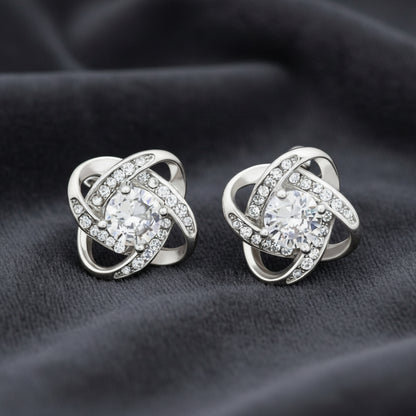 Love Knot Stud Earrings