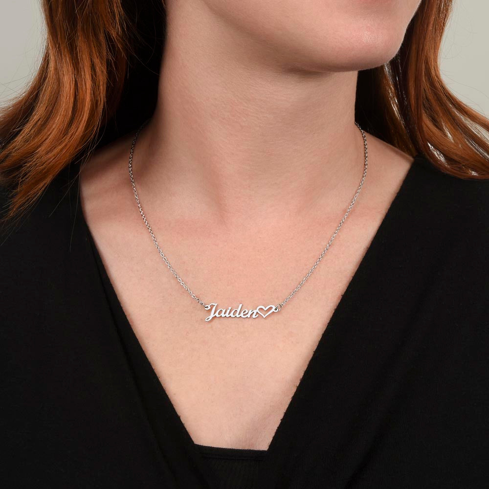 Personalized name necklace