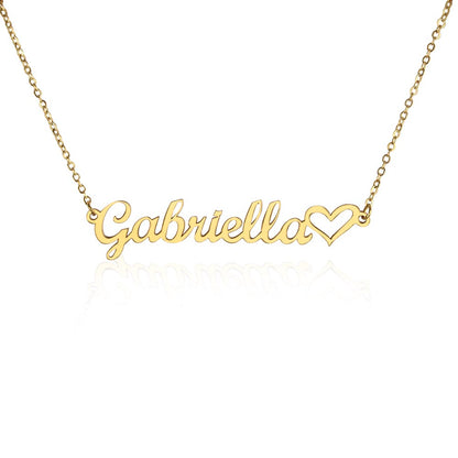Personalized name necklace