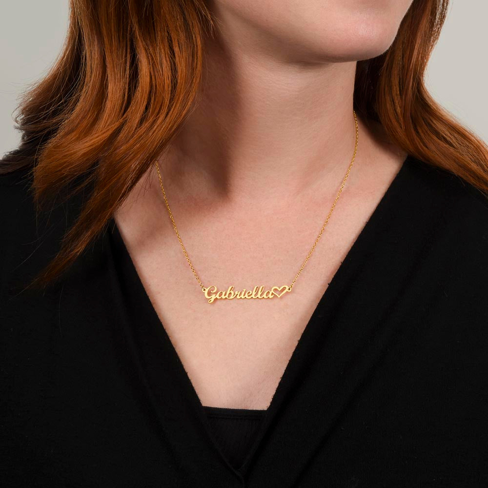 Personalized name necklace