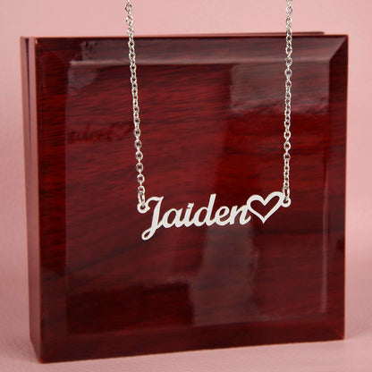 Personalized name necklace