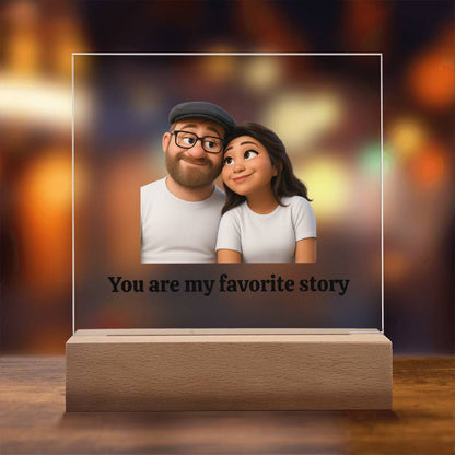 Personalized Pixar Photo Acrylic Light